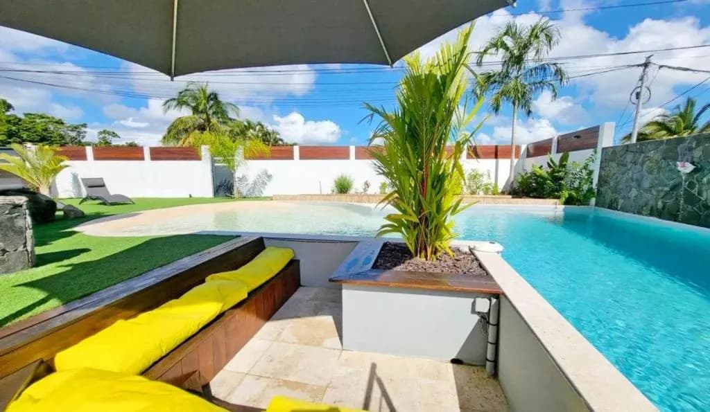 Villa de 3 chambres avec vue sur la mer piscine privee et jardin clos a Goyave a 2 km de la plage - Miniature 7