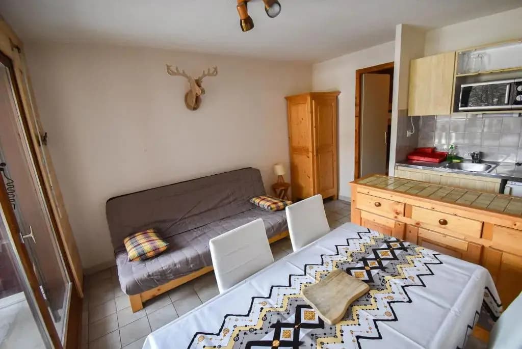 Le Pied des Pistes A13, Joli Studio tout confort 4 pers, vue vallée imprenable, DRAPS NON COMPRIS - Photo 3