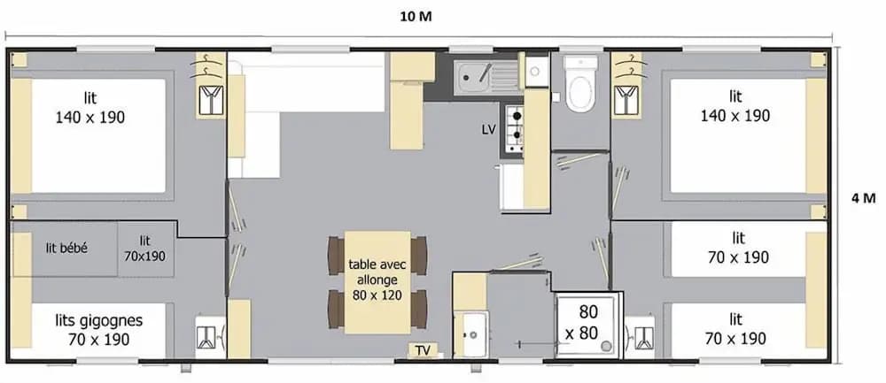 Camping L'évasion - Mobilhomes - Photo 1