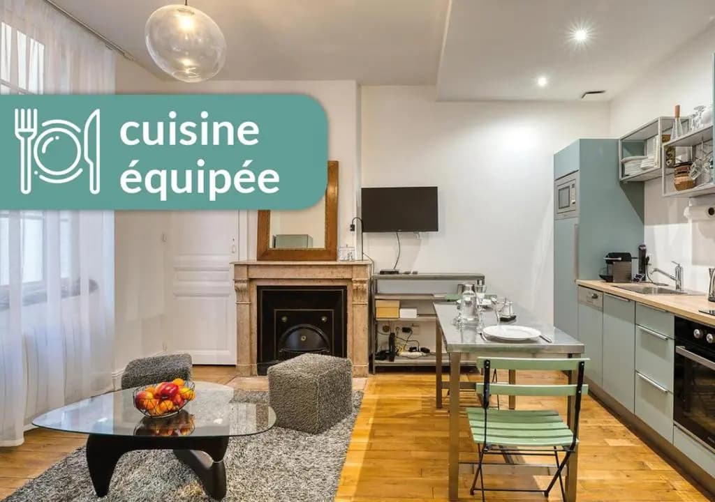 Cosy Appartement Lyon Valmy - parking - Miniature 7
