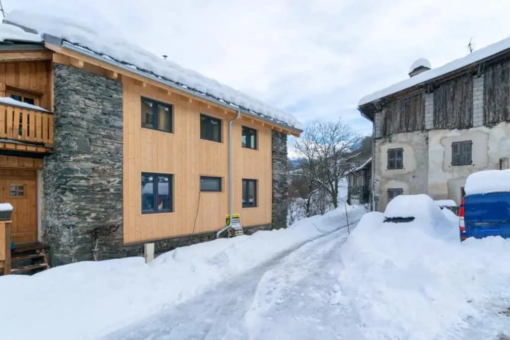 Maison de 3 chambres avec balcon amenage et wifi a Courchevel a 1 km des pistes - Photo 1