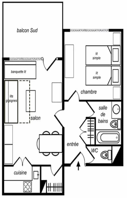 Stylish Apartment in Meribel - Photo 1