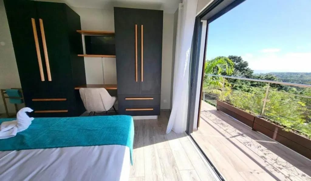 Villa de 3 chambres avec vue sur la mer piscine privee et jardin clos a Goyave a 2 km de la plage - Miniature 6