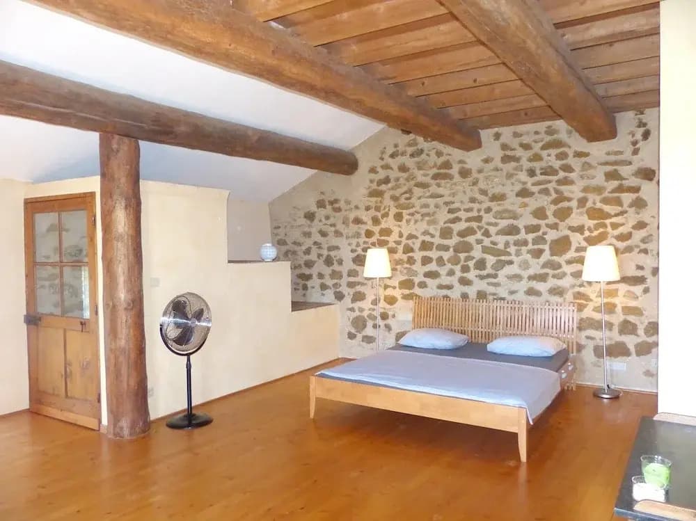 Villa With 5 Bedrooms in Uchaux, With Wonderful Mountain View, Private - Miniature 6