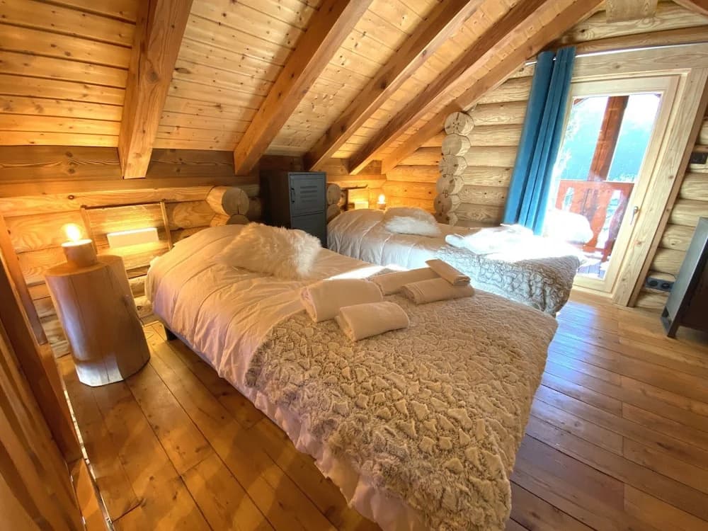 L'ours Blanc Chalet en Rondins - Photo 2