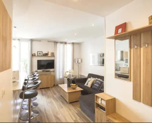 Stylish White and Red Apartments - Photo 3