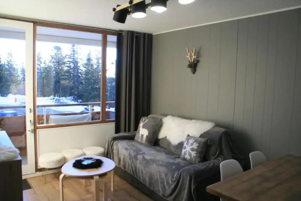 Le Flocon-Studio cabine-Balcon 4-6 Pers à 100m des pistes - Photo 3