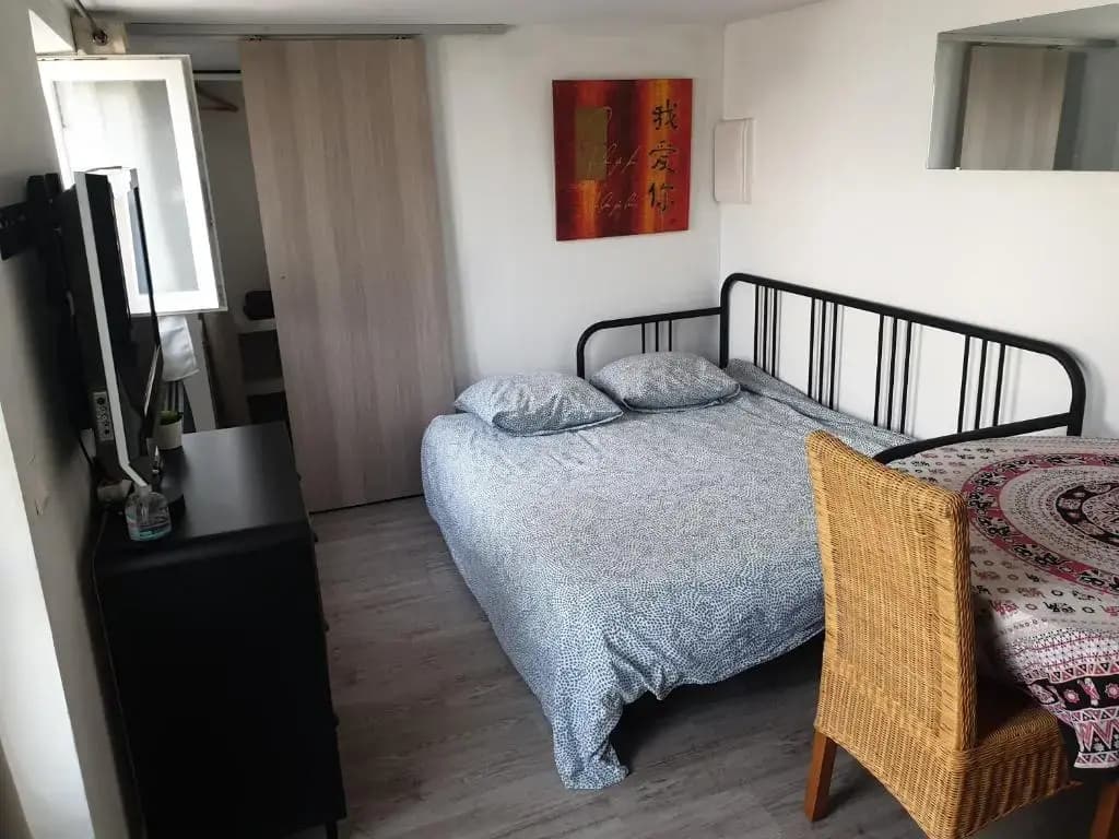 Studio quartier marais, terrasse rez de chaussée, jardin accessible, netflix - Photo 2
