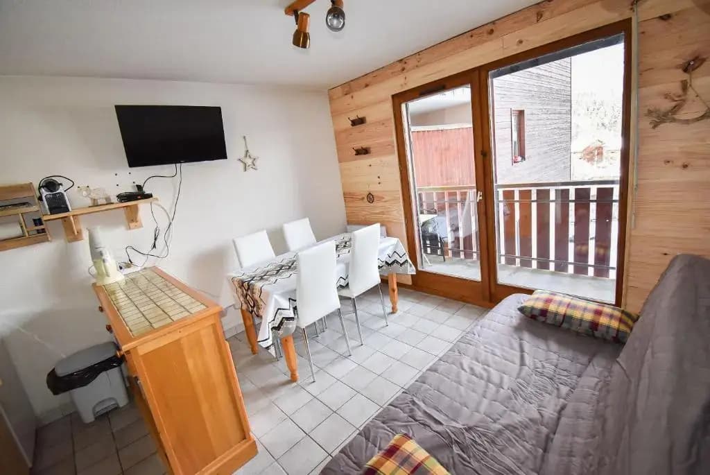 Le Pied des Pistes A13, Joli Studio tout confort 4 pers, vue vallée imprenable, DRAPS NON COMPRIS - Photo 4