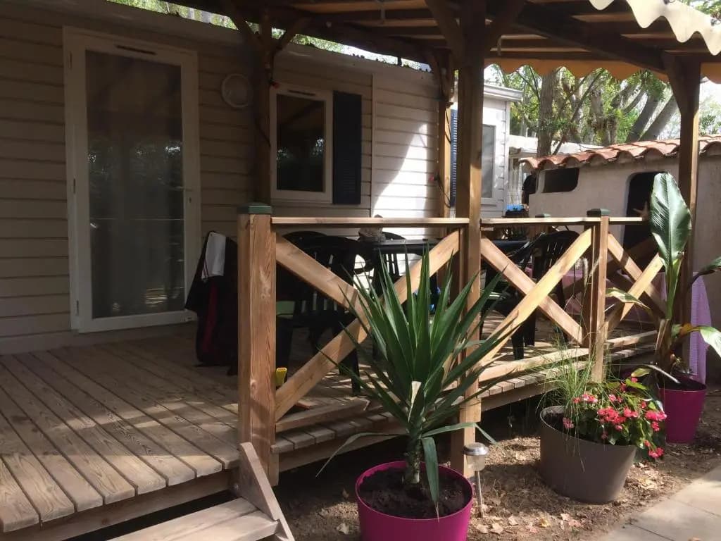 Mobil Home Climatise Camping 4* Le Grau Du Roi Les Jardins De Tivoli - Photo 2
