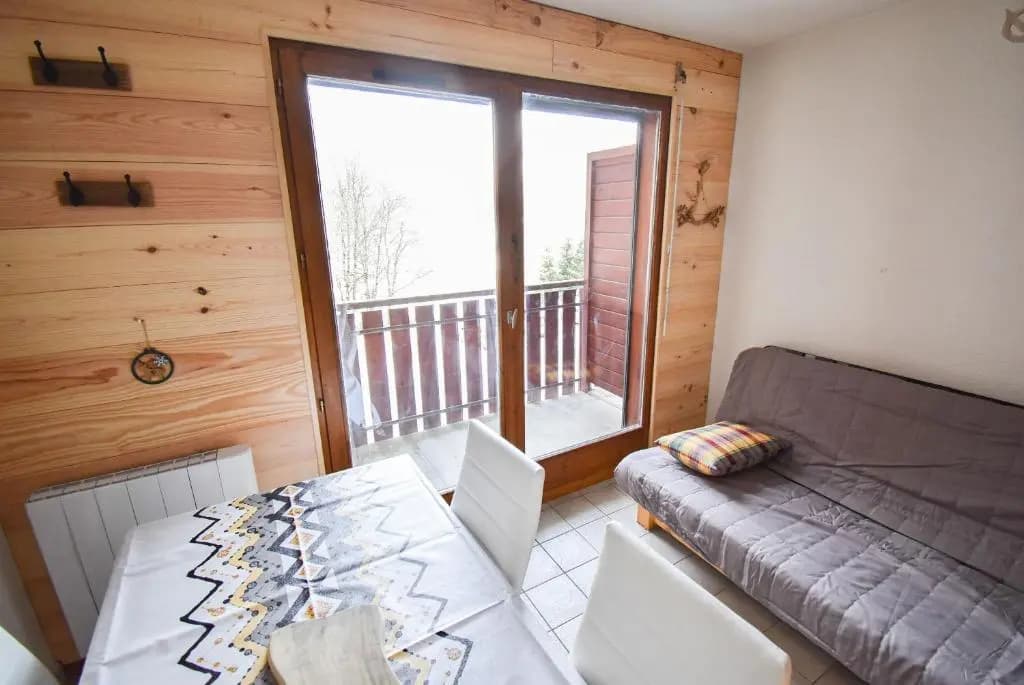 Le Pied des Pistes A13, Joli Studio tout confort 4 pers, vue vallée imprenable, DRAPS NON COMPRIS - Photo 2