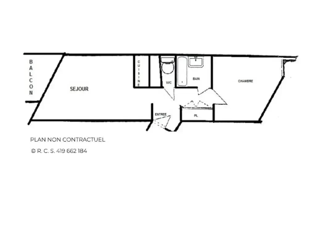Appartement Les Menuires, 2 pièces, 5 personnes - FR-1-452-125 - Photo 5