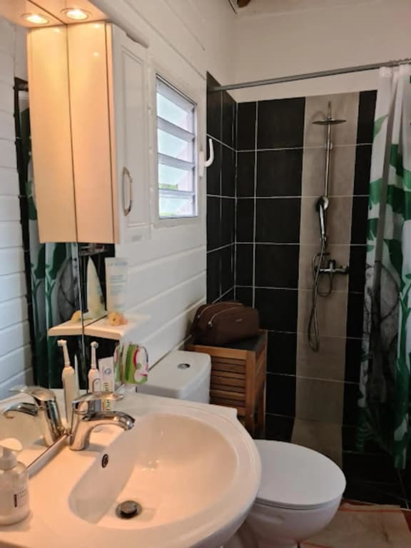 Maison d'une chambre avec vue sur la mer jardin amenage et wifi a Le Marin a 2 km de la plage - Miniature 6