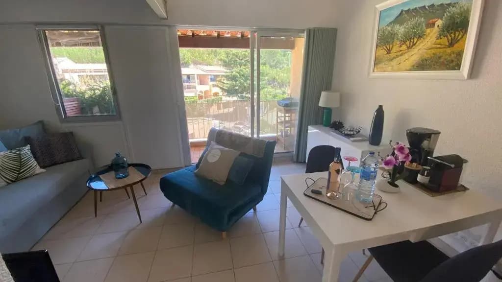 Golfe St Tropez Magique T2 duplex vue mer piscine, garage - Miniature 7