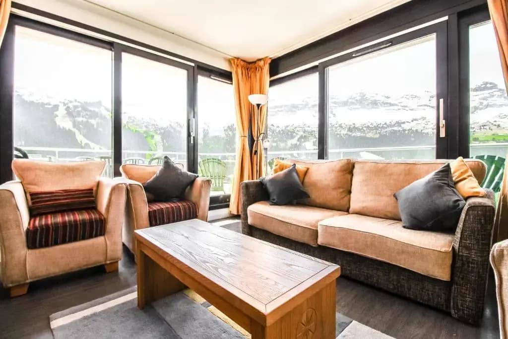 Penthouse 3-bedroom apartment, mountain views, large terrasse, piste access - Miniature 7