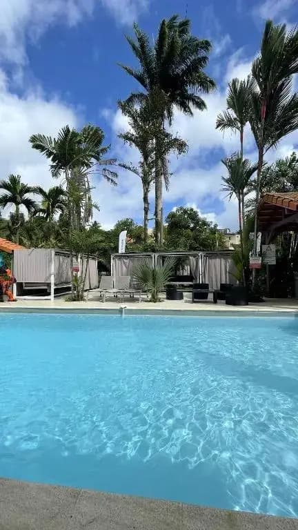 Maison d'une chambre avec piscine partagee spa et jardin clos a Fort de France a 9 km de la plage - Miniature 6