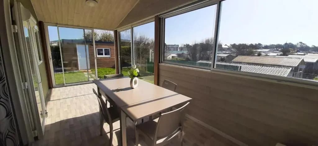 Bungalow de 2 chambres avec piscine partagee jardin amenage et wifi a Grandcamp Maisy - Photo 3