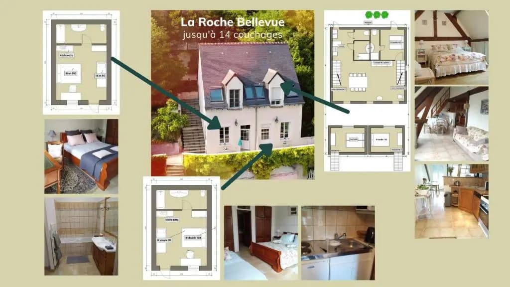 La Roche Bellevue Gites Au Coeur Chateaux - Photo 1