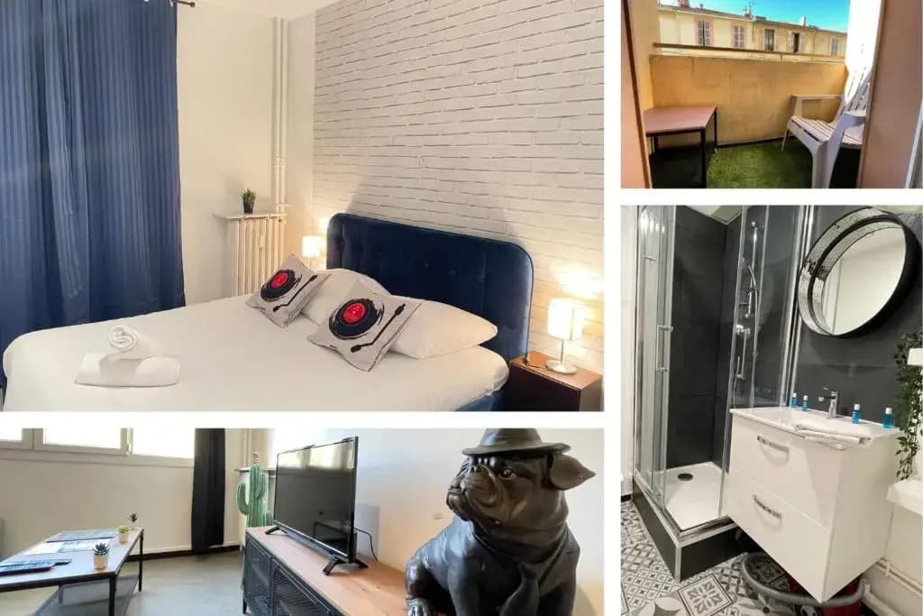 La Loge - Joli T2 proche Longchamp / Centre-ville et Gare - Wifi Netflix - Photo 4