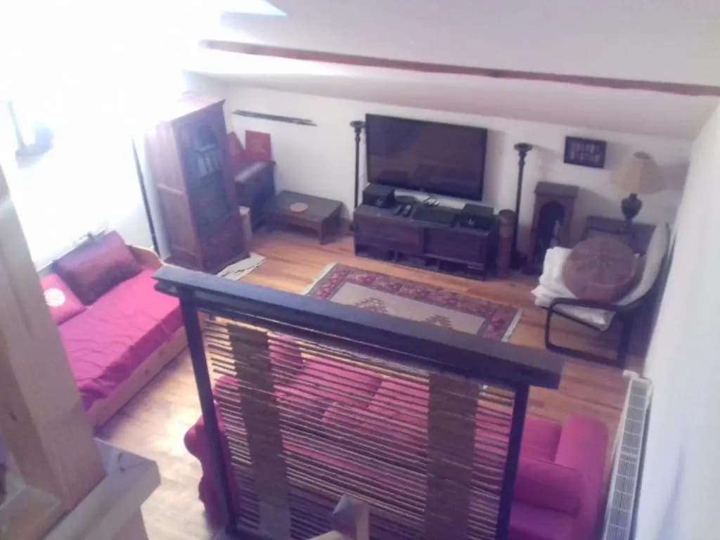 Appartement en loft 50m2 dans maison avec chambre en mezzanine et canapes lits dans salon - Photo 3