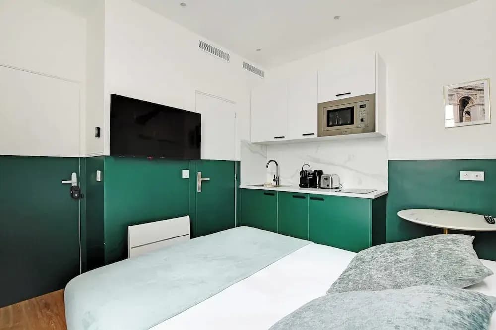 Beautiful Studio for 2P With A/C - Near Montmartre - Miniature 6