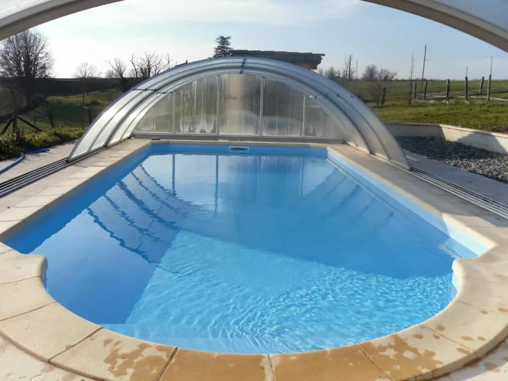 Maison de 3 chambres avec piscine privee jardin et wifi a Puycelsi - Miniature 7
