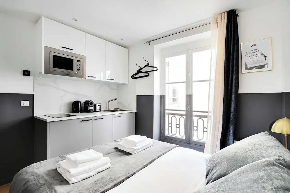 Modern Studio for 2P With A/C - Near Montmartre - Photo 3