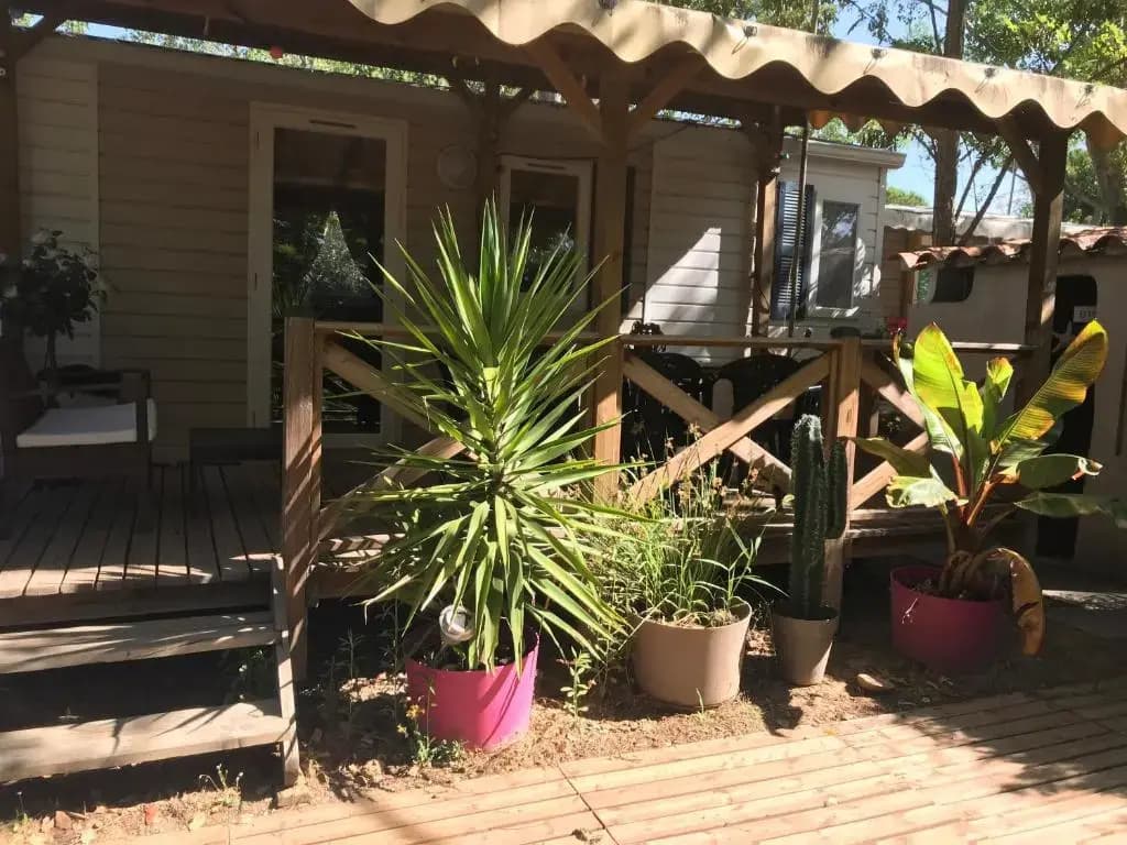 Mobil Home Climatise Camping 4* Le Grau Du Roi Les Jardins De Tivoli - Miniature 7