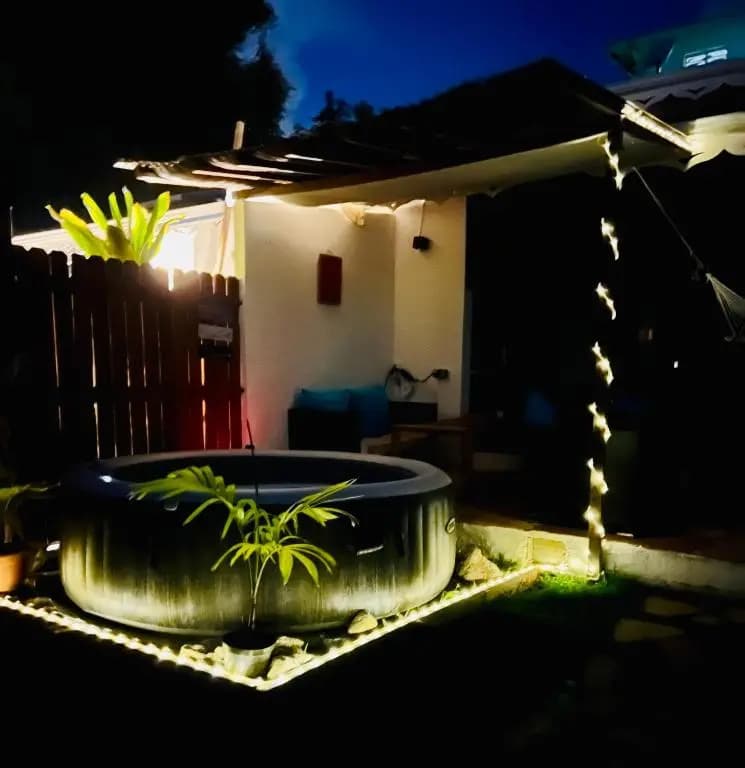 T2 paisible, jacuzzi, jardin - Miniature 7