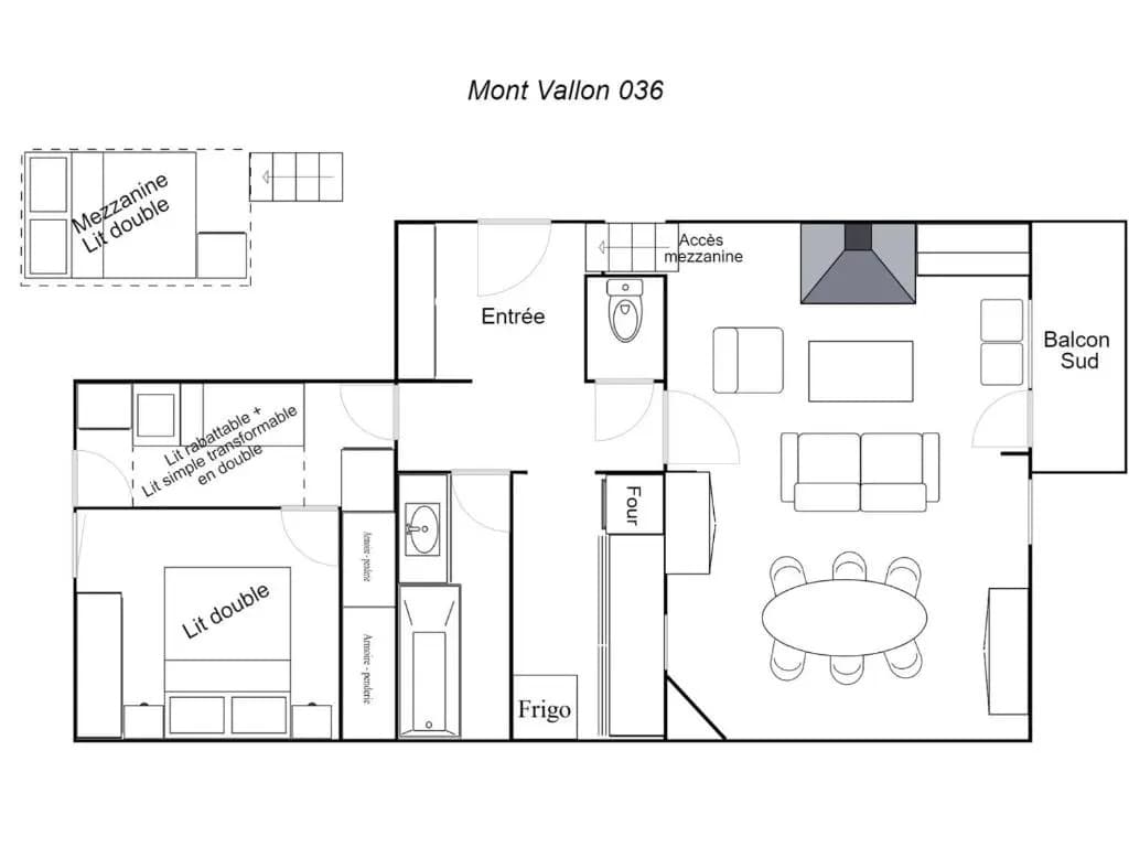 Appartement Méribel, 2 pièces, 6 personnes - FR-1-182-229 - Photo 1