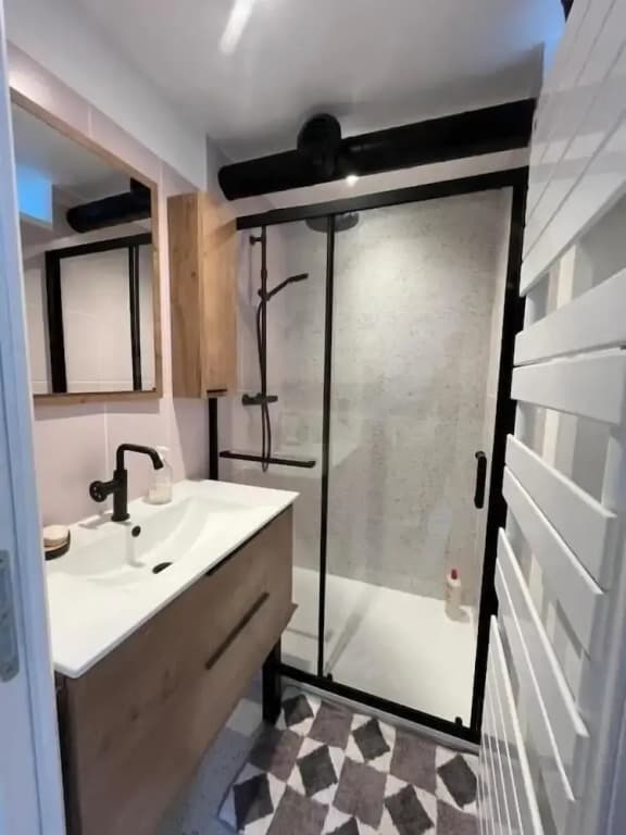 Appartement 1 chambre Les Houches aux pieds des pistes vue montagne - Miniature 7