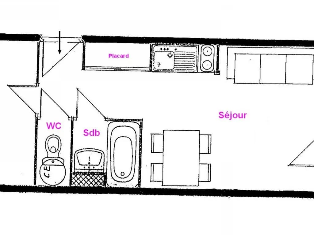 Studio Hauteluce, 2 pièces, 4 personnes - FR-1-293-228 - Photo 3