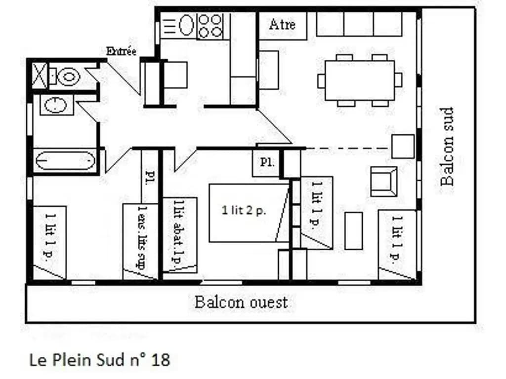 Appartement Méribel, 3 pièces, 8 personnes - FR-1-180-375 - Photo 1