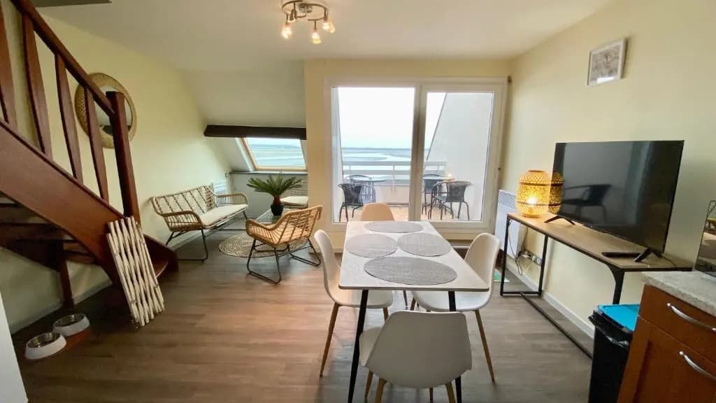 Plein Sud, appartement vue baie, accès direct plage - Photo 2