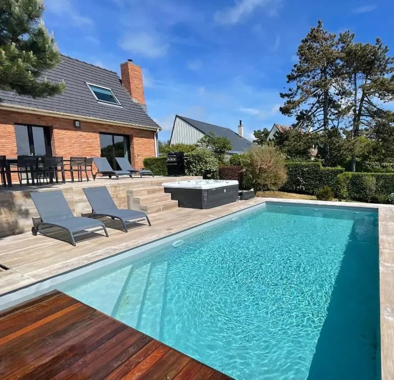 Superbe maison avec piscine et jacuzzi dans les dunes - Photo 2