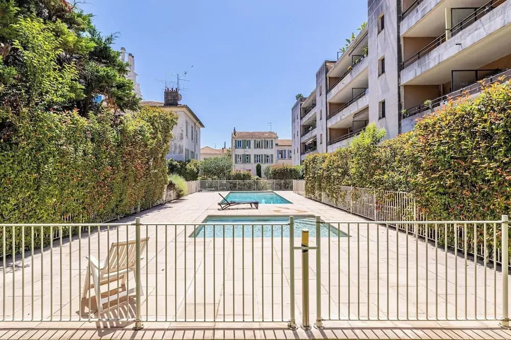 Charming 1 Bedroom Flat With Balcony/pool - Cannes - Miniature 8