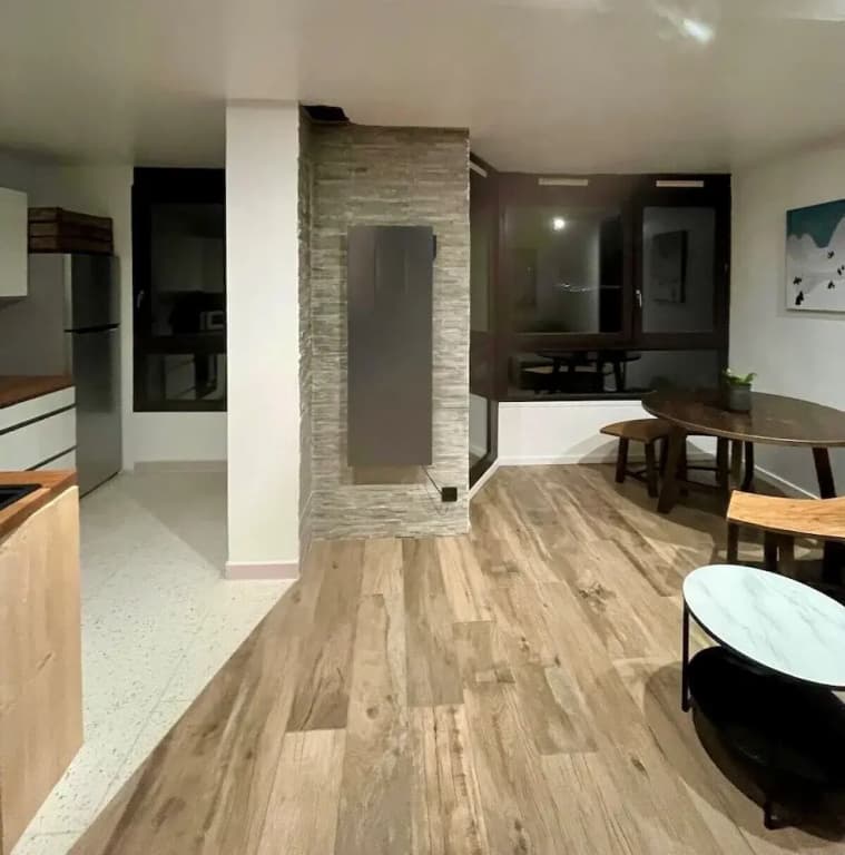 Appartement 1 chambre Les Houches aux pieds des pistes vue montagne - Photo 5