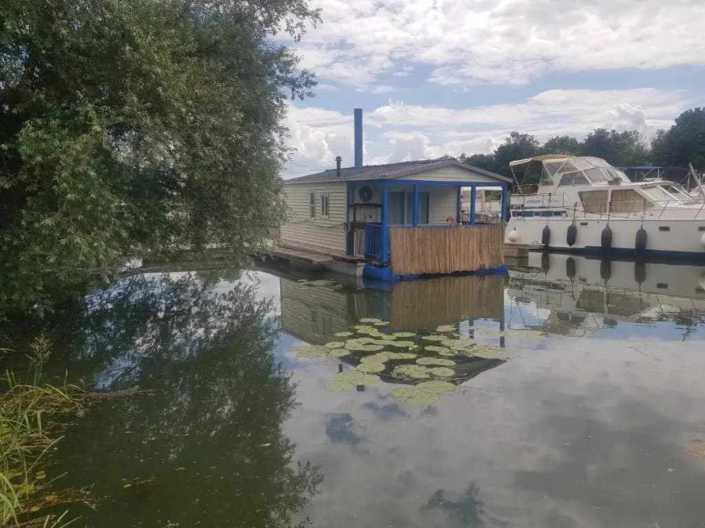 Cottage insolite option jacuzzi Seurre proche Beaune vue panoramique sur l'eau - Photo 2