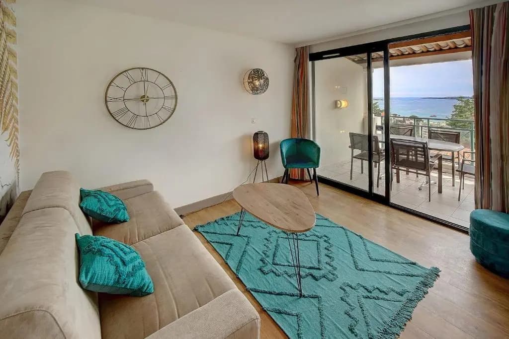 IMMOGROOM - 2 Rooms sea view - Renovated - Pool - Terrace - Parking - AC - Miniature 6