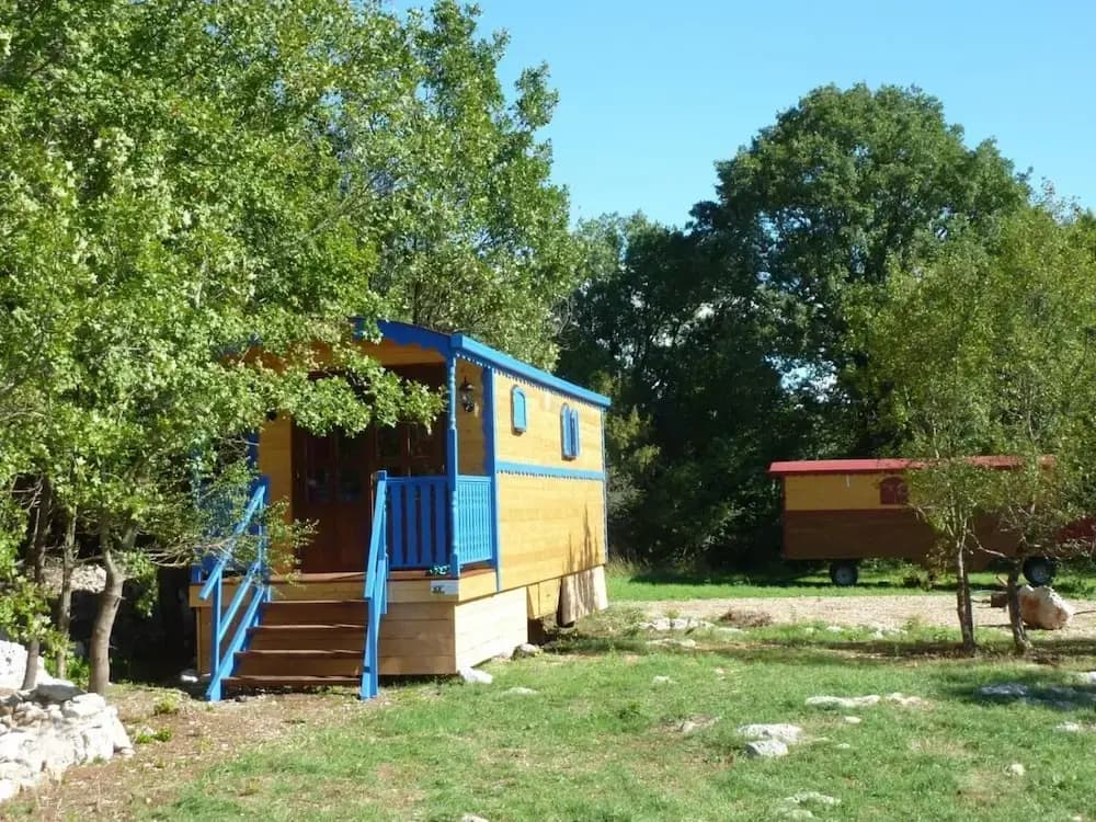 La Grange d'Emile Gites, Roulottes et Piscine - Miniature 8