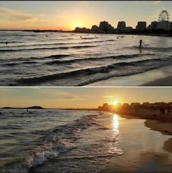 studio LES PIEDS DANS L'EAU situé 150m de la plage -avec PARKING GRATUIT PRIVE - 25m2 - climatisé - balcon - wifi gratuit...