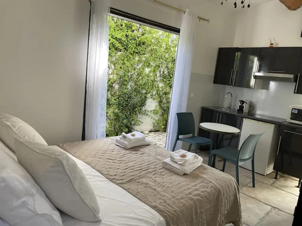 Chambre Luxe Piscine Jardin vue Palmeraie Cuisine - Photo 2