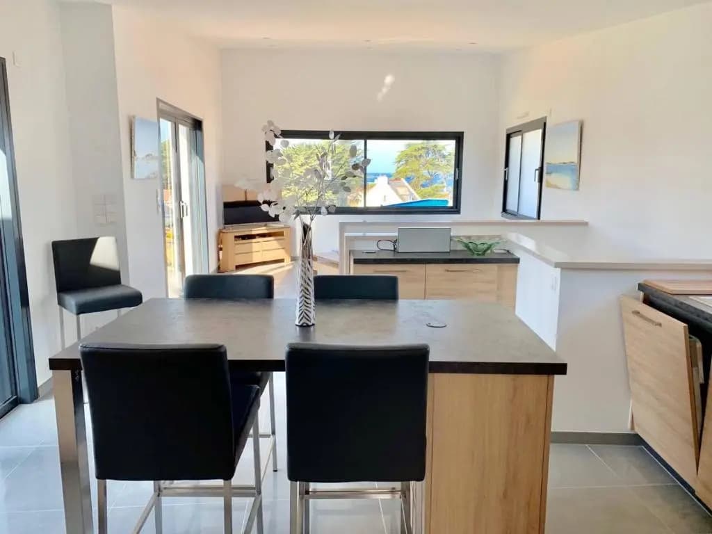 Maison neuve Vue Mer 4 étoiles avec SAUNA à 150m de la plage à PLEUMEUR-BODOU - Ref 242 - Photo 2