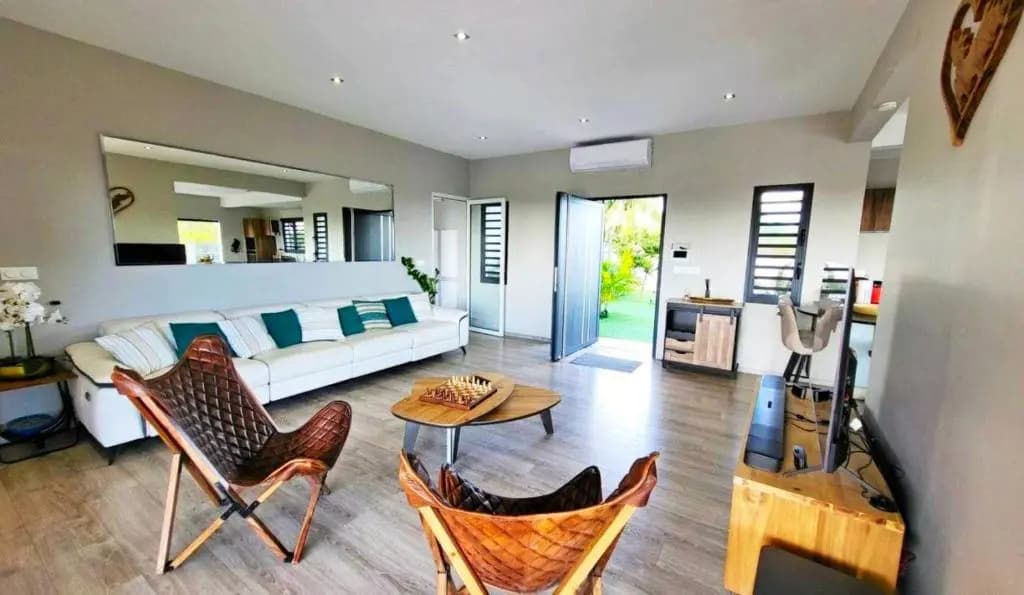 Villa de 3 chambres avec vue sur la mer piscine privee et jardin clos a Goyave a 2 km de la plage - Photo 4