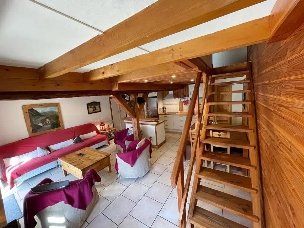 LE MYOSOTIS bel appartement dans vieille ferme de montagne rénovée - Photo 5