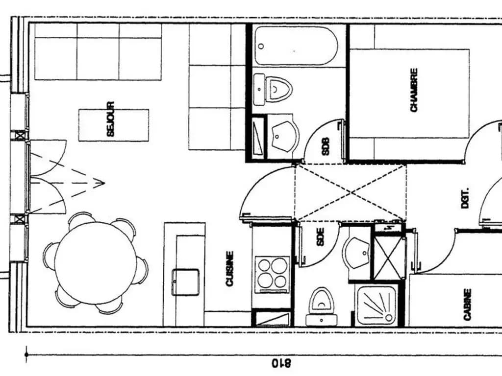Appartement Valmorel, 3 pièces, 7 personnes - FR-1-291-708 - Photo 1