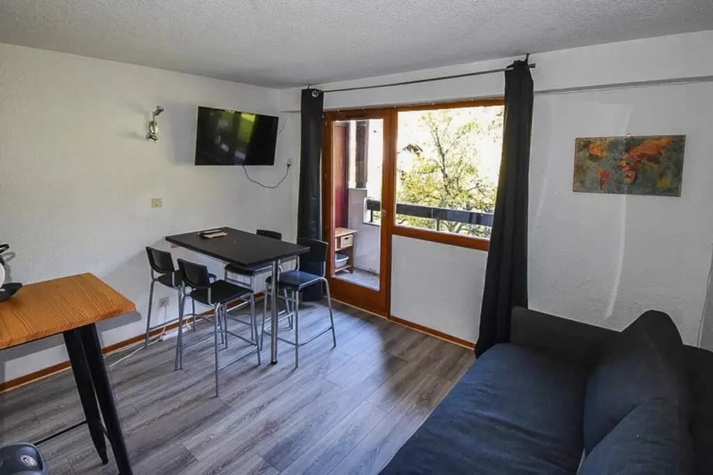 Les Cimes, Chaleureux studio 4 pers, 50m du télécabine, vue dégagée sur les pistes, DRAPS NON COMPRIS - Photo 2
