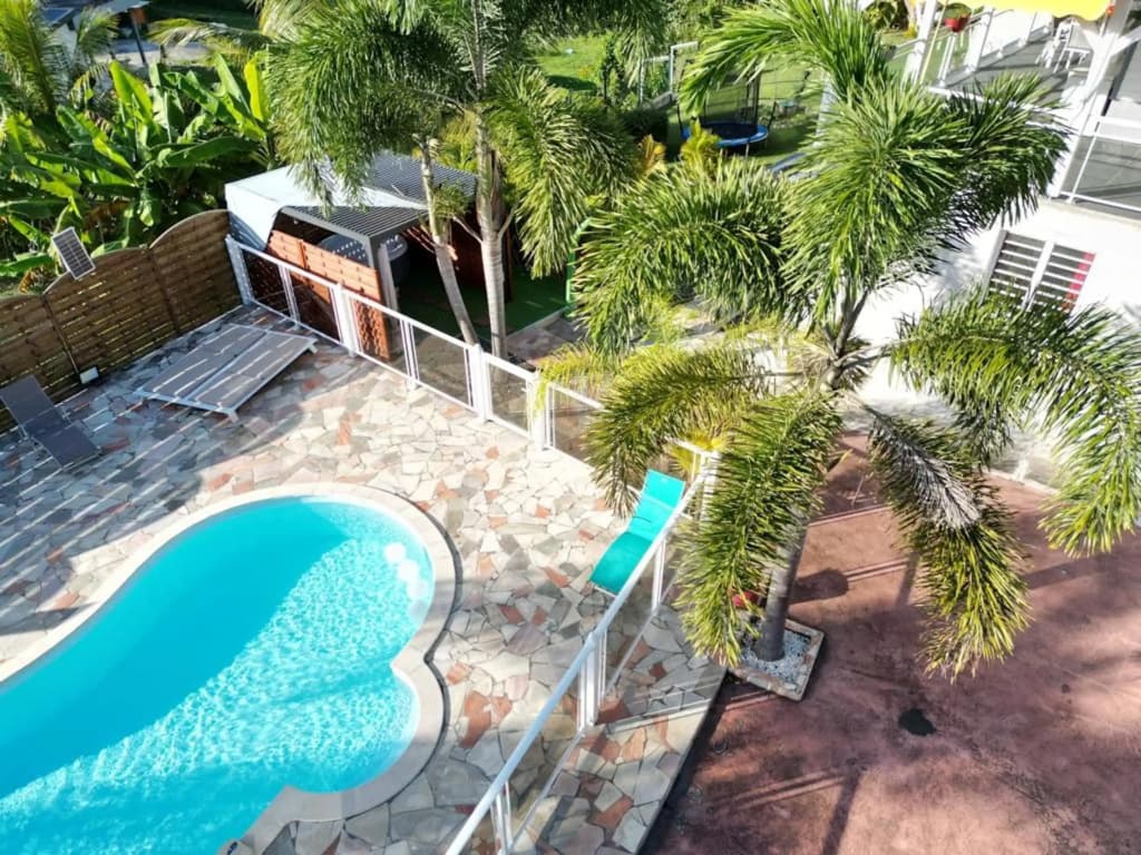 Appartement d'une chambre avec piscine partagee jardin clos et wifi a Le Gosier a 2 km de la plage - Photo 4