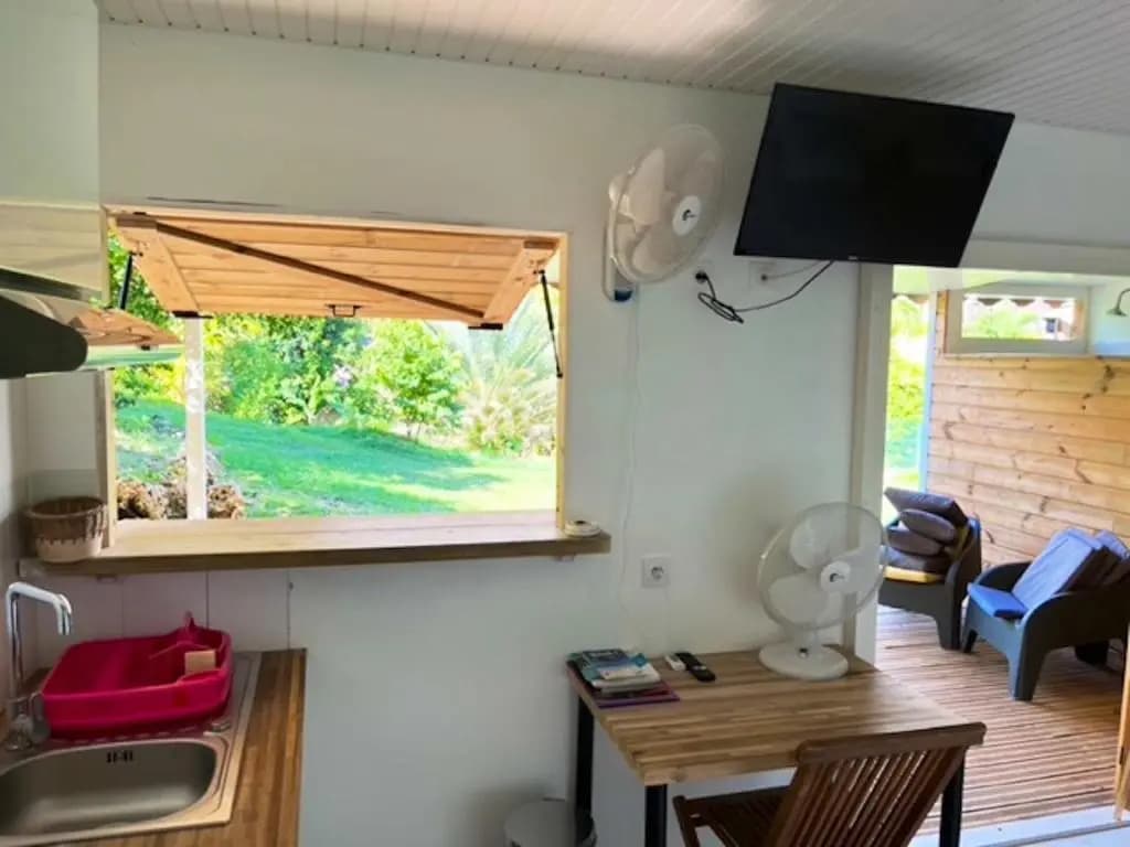 Bungalow d'une chambre avec piscine partagee jardin clos et wifi a Le Gosier a 1 km de la plage - Photo 1