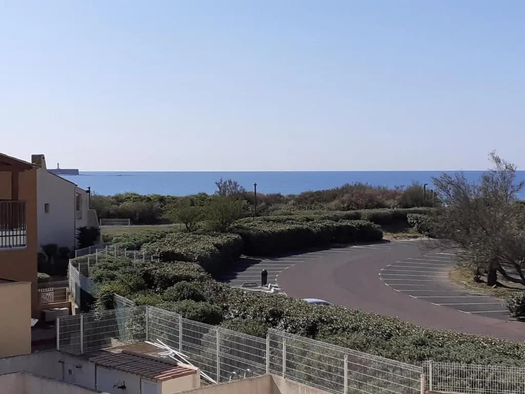 3 Pièces terrasse vue MER et PISCINE Plage Richelieu CAP D'AGDE - Miniature 8